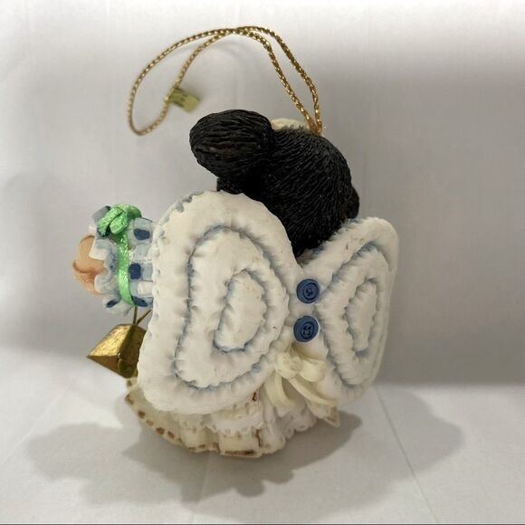 Mary’s Moo Moos 1994 Cow Angel Christmas Ornament with Bell - Picture 2 of 3